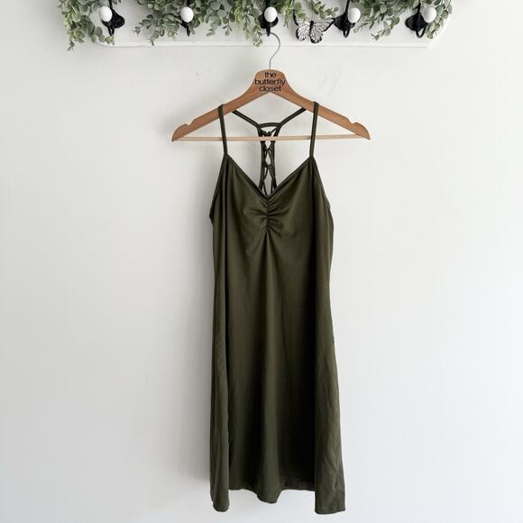 Prana Dresses & Skirts - Prana Women’s Elixir Dress Green Sleeveless Razorback Size Small i4121